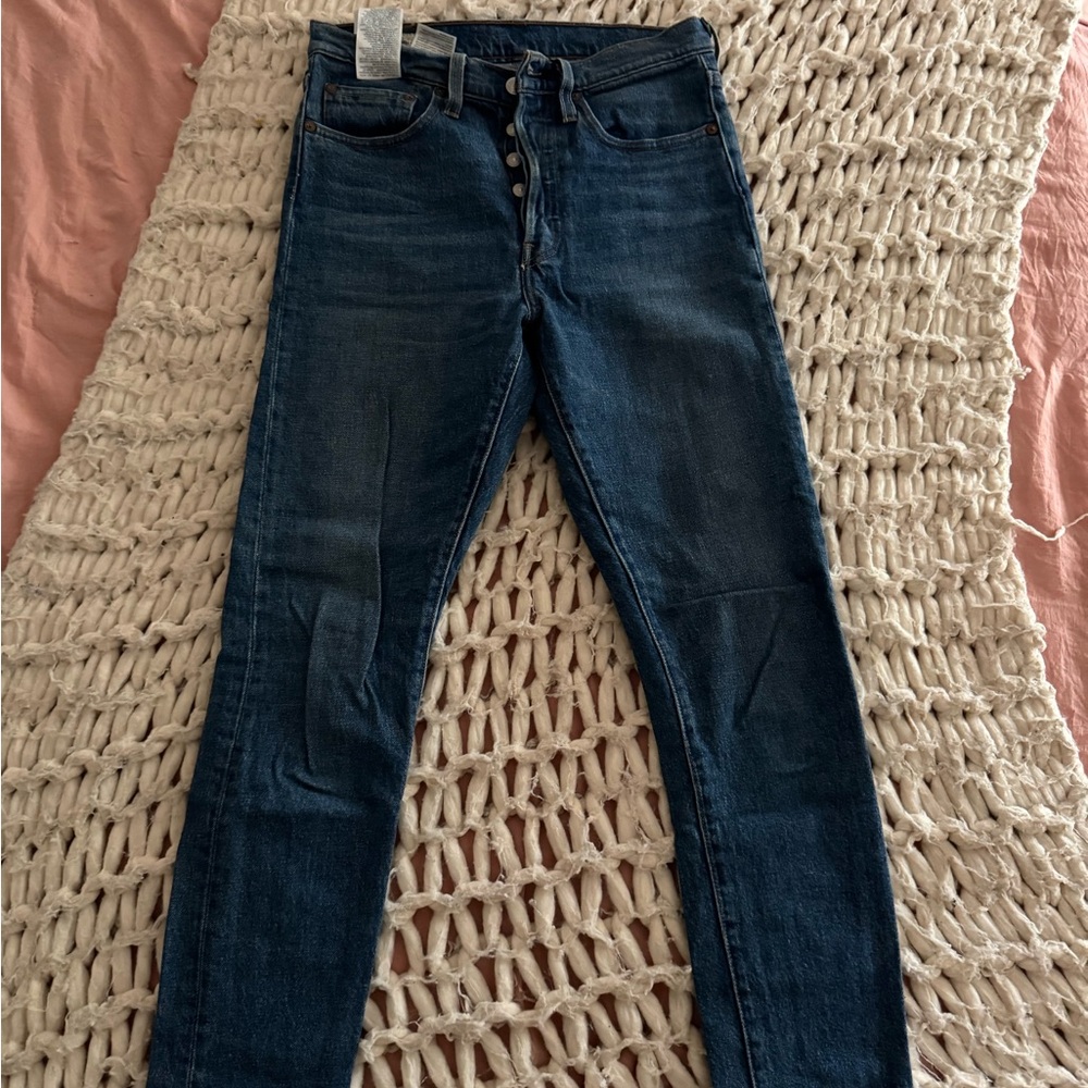 Levi's Dark Blue Women's 501s S Jeans